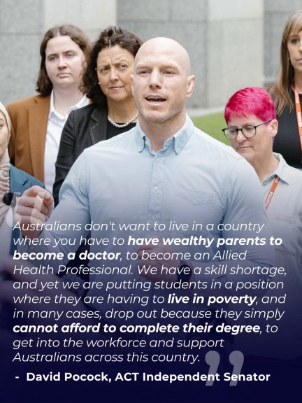 Our future healthcare workers need our help....