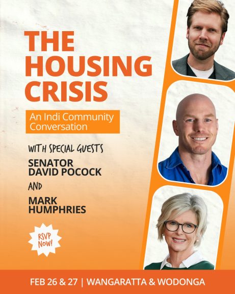 I'm excited to share that Senator David Pocock will be joining me, Celia Adams, CEO of...