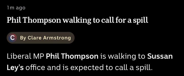 Well, now we know where Phil is! #auspol
...