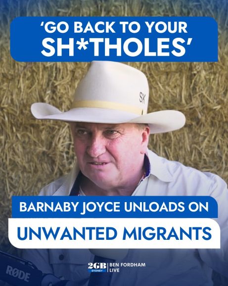 Barnaby Joyce hasn’t held back....