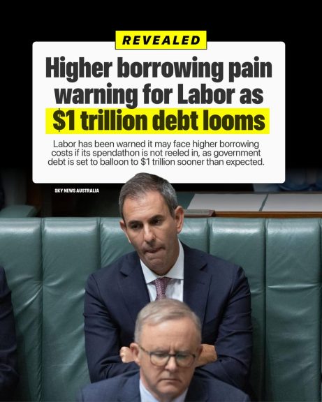Australians are paying $50,000 a minute on the interest alone on Labor’s debt....