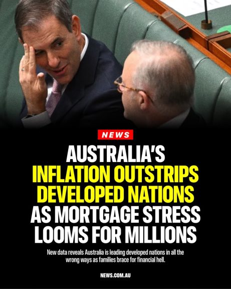 Labor has failed to manage their home-grown inflation crisis, and Australians are paying...