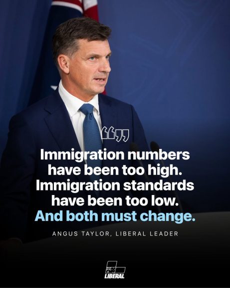 The Liberals will put Australian values at the centre of immigration policy....