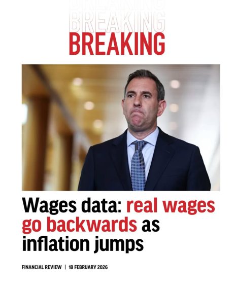 Under Labor, Australia has had the biggest fall in living standards in the developed...