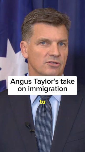 We will stand for an immigration policy that’s in the interests of Australians. It is...