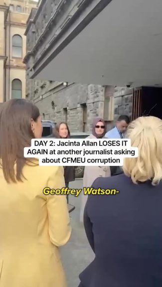 Jacinta Allan has lost the plot again - refusing to take questions on her CFMEU...