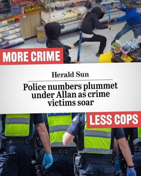 More crime, less cops under Labor....