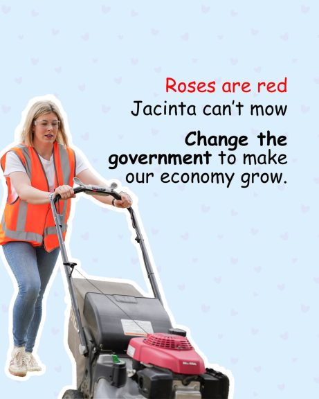 Real leaders mow our grass, and grow our economy...