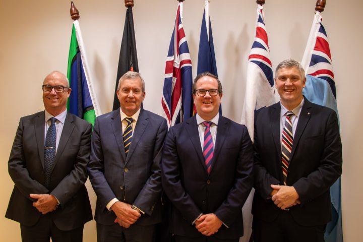 Great to catch up with WA Minister for Police @ReeceWhitby and WA Police Commissioner Col...