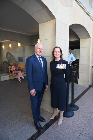 A moving start to the Parliamentary year as MPs and Senators gathered at the @AWMemorial...