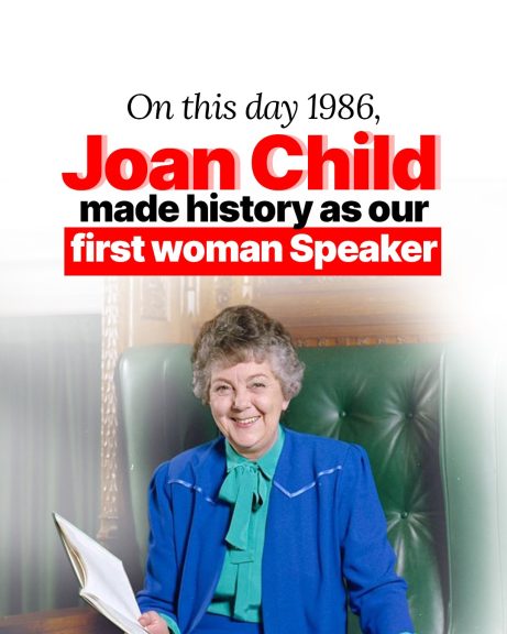 Child was a trailblazer for women in politics. On 11 February 1986, she became...