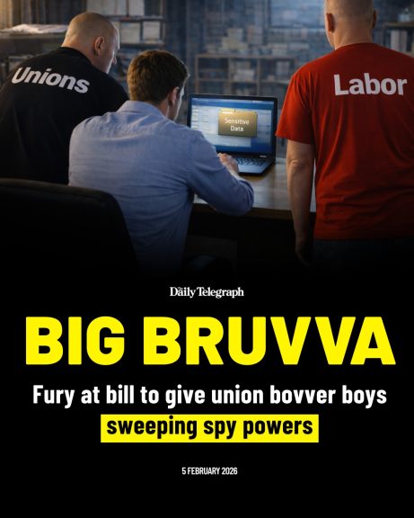 Chris Minns wants to give union bosses access to your sensitive employee data....