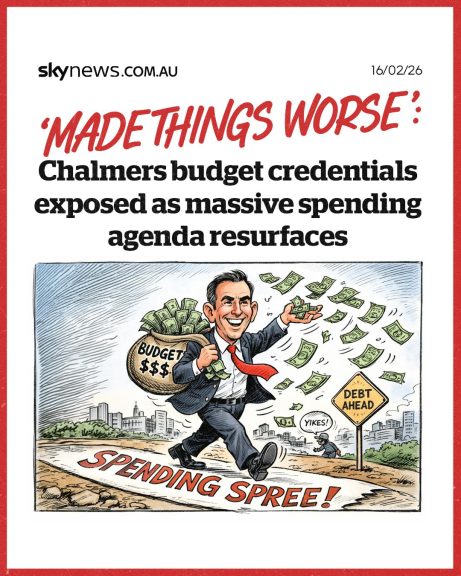 Jim Chalmers says he “saved” Australia from trillion-dollar debt. But during the...
