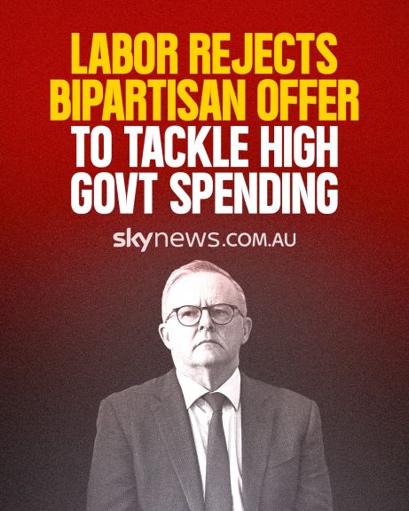 Labor talks about “restraint” but when offered bipartisan support to rein in spending,...