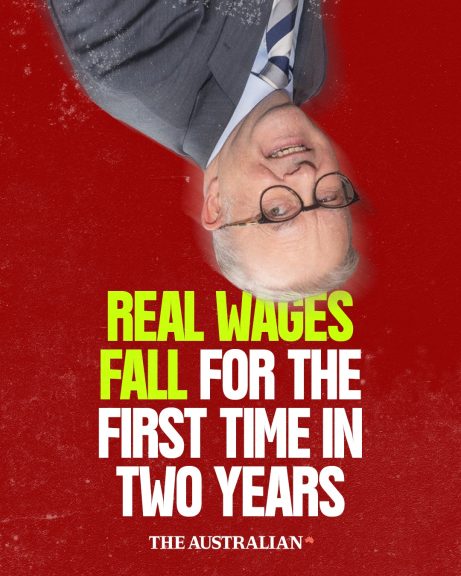Real wages have fallen again and Australians are worse off. Your pay is not keeping up...