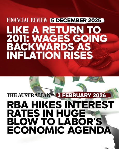 We were warned this was coming. Labor ignored the warnings, failed to rein in spending...