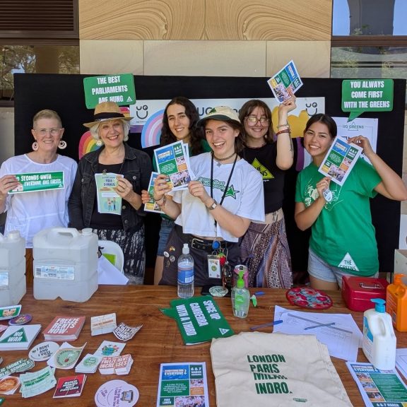 Elizabeth Watson-Brown - Greens MP for Ryan and Senator Penny Allman-Payne spent time at...