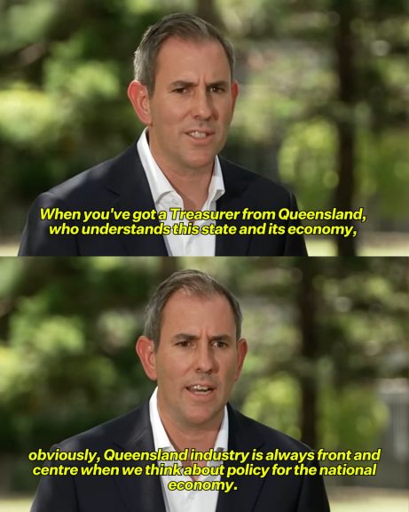 Jim Chalmers MP. Federal Treasurer. Proud Queenslander....