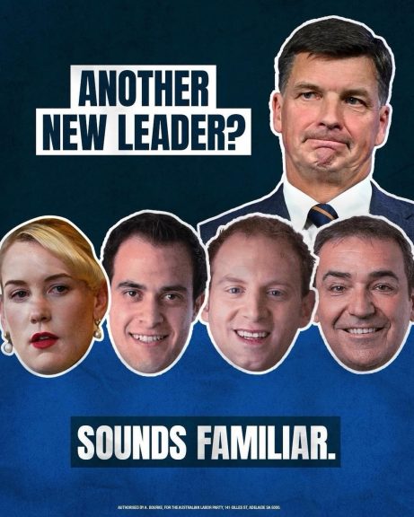 Four leaders, four years....