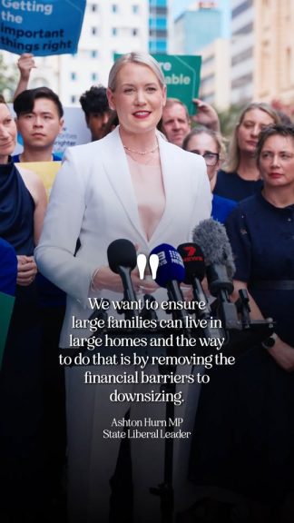 Under a Hurn Liberal Government, those 55 years and older who are moving out of their...