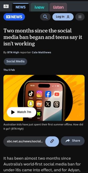 Everyone is saying this.  Another total fail from the hapless Australian Parliament. ...