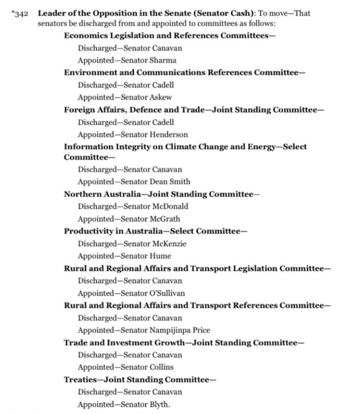 Last year Labor and the Greens setup a Senate Committee to accuse people of...