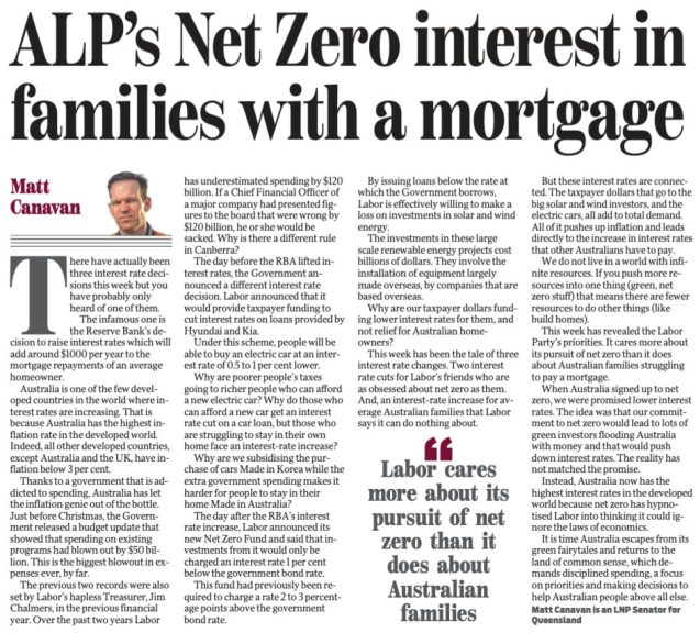 This week has been the tale of three interest rate changes.  The day before the RBA...