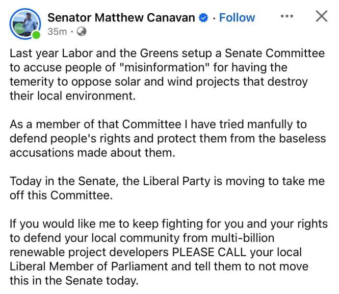 If you think the Libs and the Nats are getting back together this week I have a bridge to...