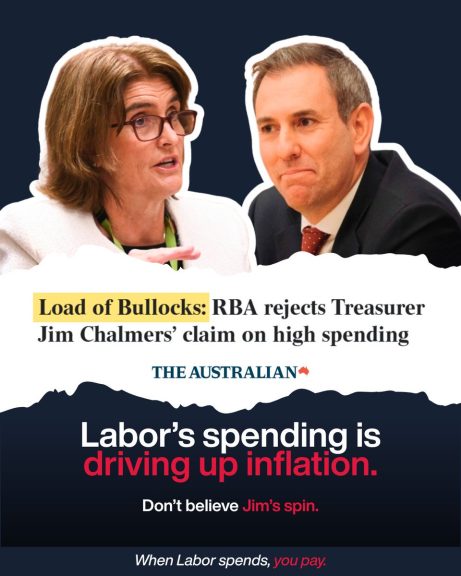 Awkward. Jim Chalmers' spin is coming undone.
The Reserve Bank confirmed what we've been...