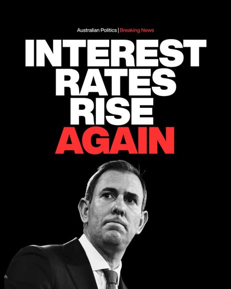 Today's interest rate hike is a heavy blow for millions of Australians already under...