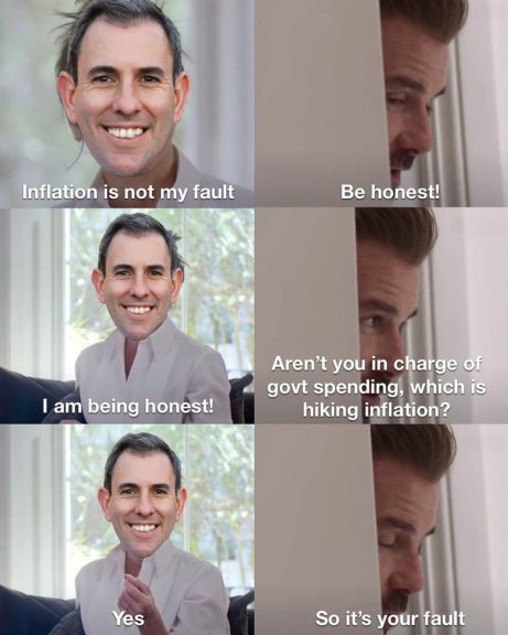 Treasurer Jim Chalmers can't gaslight Australians forever. His actions are making...