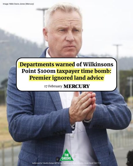 It's really concerning Premier Rockliff continued with negotiations on the sale of...