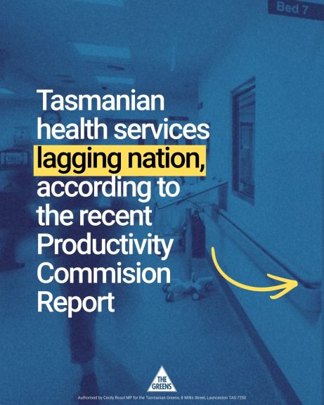 Tasmania continued to lag the nation in delivering health services, according to the...
