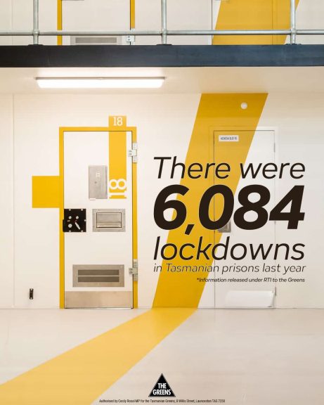 The number of lockdowns in Tasmanian prisons due to staff shortages are shockingly...